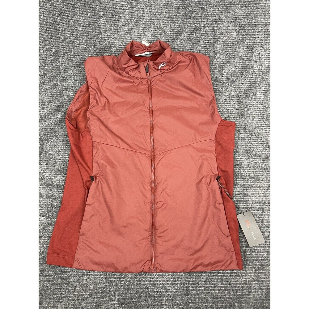 KJUS Golf Vest Mens Medium Radiation Vest Lightweight DWR unrestricted $250